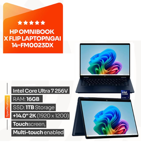 HP OMNIBOOK X FLIP 16-AS0023DX